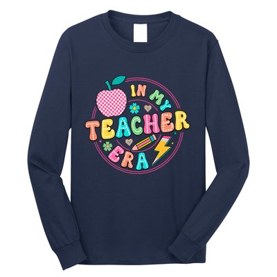 Cute In My Teacher Era School Favorite Teacher Gift Long Sleeve Shirt