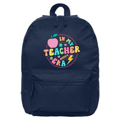 Cute In My Teacher Era School Favorite Teacher Gift 16 in Basic Backpack