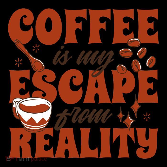 Coffee Is My Escape From Reality Caffeine Lover Pom Pom 12in Knit Beanie