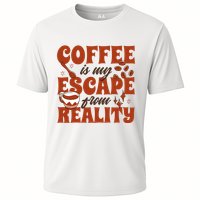 Coffee Is My Escape From Reality Caffeine Lover Performance Shirt