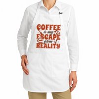 Coffee Is My Escape From Reality Caffeine Lover Apron
