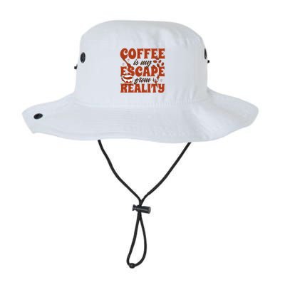 Coffee Is My Escape From Reality Caffeine Lover Bucket Hat
