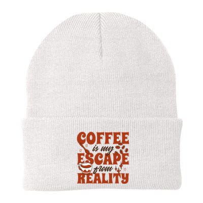 Coffee Is My Escape From Reality Caffeine Lover Beanie