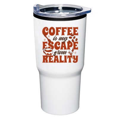 Coffee Is My Escape From Reality Caffeine Lover Tumbler