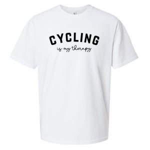 Cycling Is My Therapy Sueded Cloud Jersey T-Shirt