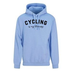 Cycling Is My Therapy Unisex Surf Hoodie