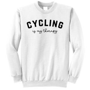 Cycling Is My Therapy Sweatshirt