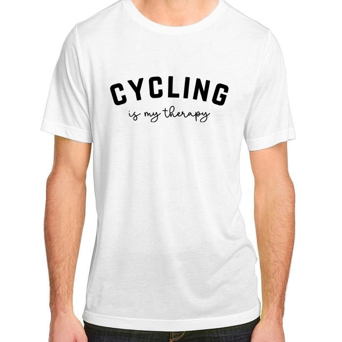 Cycling Is My Therapy Adult ChromaSoft Performance T-Shirt