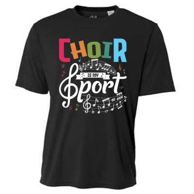 Choir Is My Sport Funny Choir Singer Singing Lover Cooling Performance Crew T-Shirt