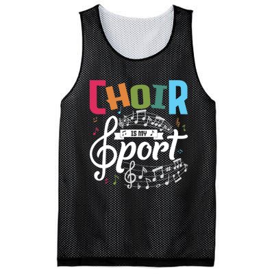 Choir Is My Sport Funny Choir Singer Singing Lover Mesh Reversible Basketball Jersey Tank