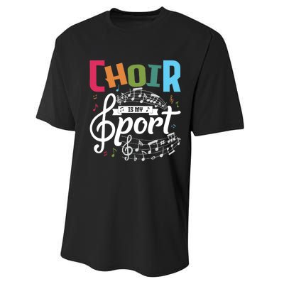 Choir Is My Sport Funny Choir Singer Singing Lover Performance Sprint T-Shirt