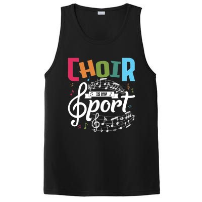 Choir Is My Sport Funny Choir Singer Singing Lover PosiCharge Competitor Tank