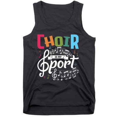 Choir Is My Sport Funny Choir Singer Singing Lover Tank Top