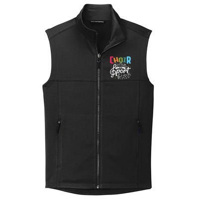 Choir Is My Sport Funny Choir Singer Singing Lover Collective Smooth Fleece Vest