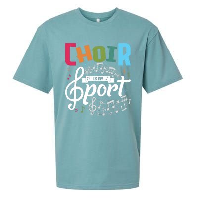 Choir Is My Sport Funny Choir Singer Singing Lover Sueded Cloud Jersey T-Shirt