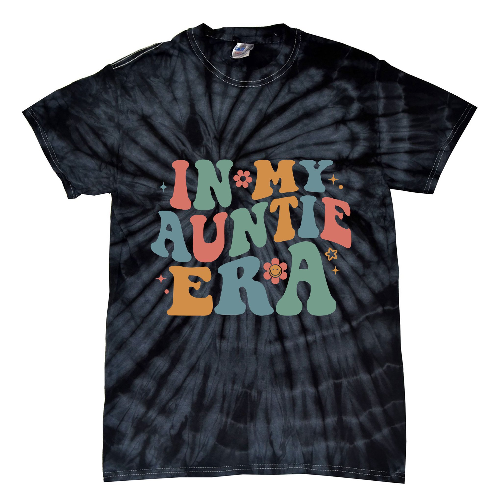 Cute In My Auntie Era Fun Aunt Tie-Dye T-Shirt