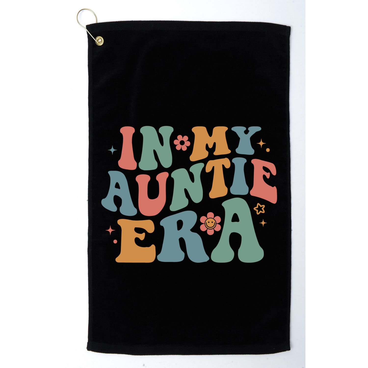 Cute In My Auntie Era Fun Aunt Golf Towel