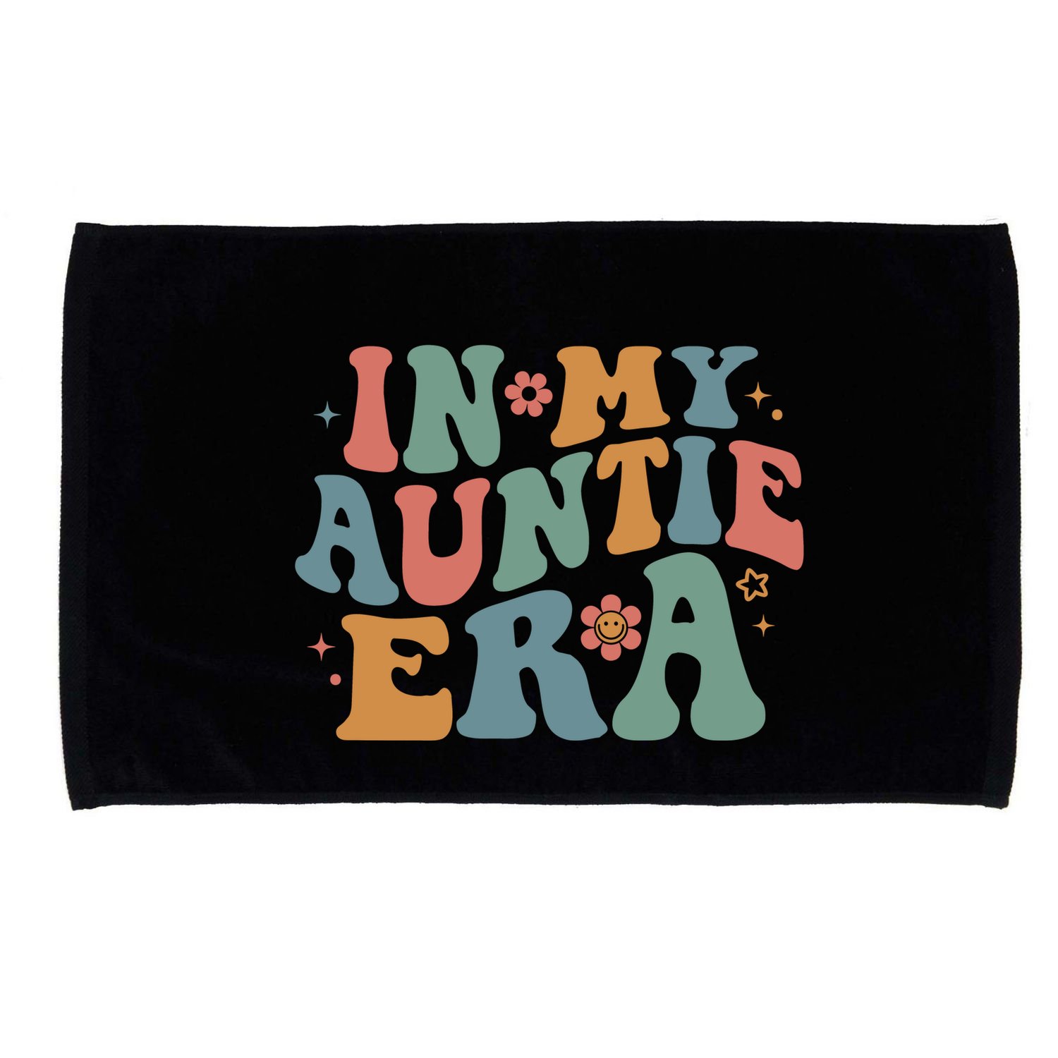 Cute In My Auntie Era Fun Aunt Microfiber Hand Towel