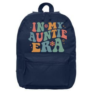 Cute In My Auntie Era Fun Aunt 16 in Basic Backpack