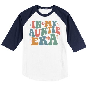 Cute In My Auntie Era Fun Aunt Baseball Sleeve Shirt