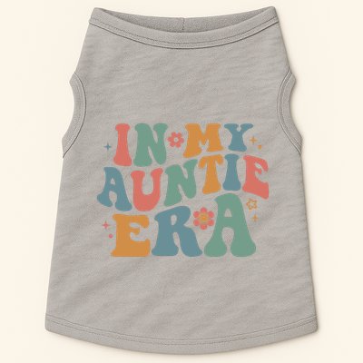 Cute In My Auntie Era Fun Aunt Doggie Tank