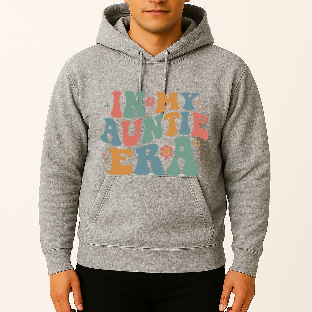 Cute In My Auntie Era Fun Aunt Hoodie