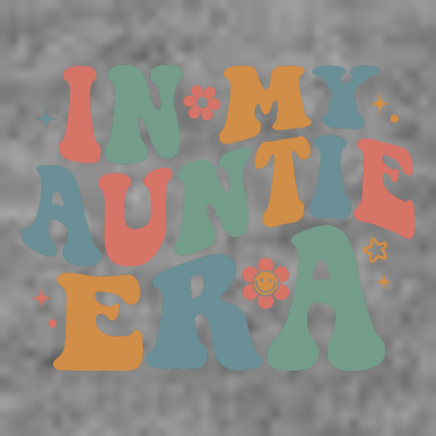 Cute In My Auntie Era Fun Aunt T-Shirt