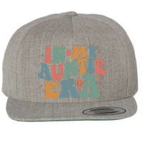 Cute In My Auntie Era Fun Aunt Wool Snapback Cap