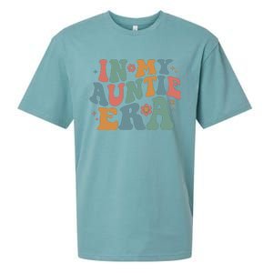 Cute In My Auntie Era Fun Aunt Sueded Cloud Jersey T-Shirt