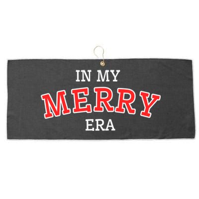 Christmas In My Merry Era Xmas Holiday Christmas Gift Large Microfiber Waffle Golf Towel