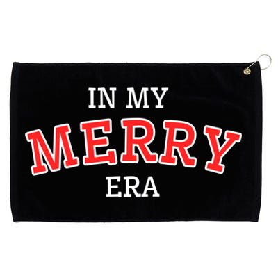 Christmas In My Merry Era Xmas Holiday Christmas Gift Grommeted Golf Towel