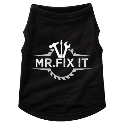 Craft I Mr Fix It I Mechanic Worker Handy Cute Gift Doggie Tank