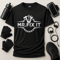 Craft I Mr Fix It I Mechanic Worker Handy Cute Gift Cooling Performance Crew T-Shirt