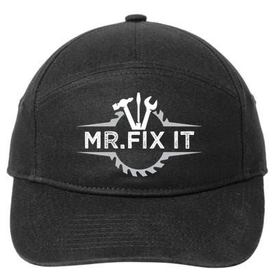 Craft I Mr Fix It I Mechanic Worker Handy Cute Gift 7-Panel Snapback Hat