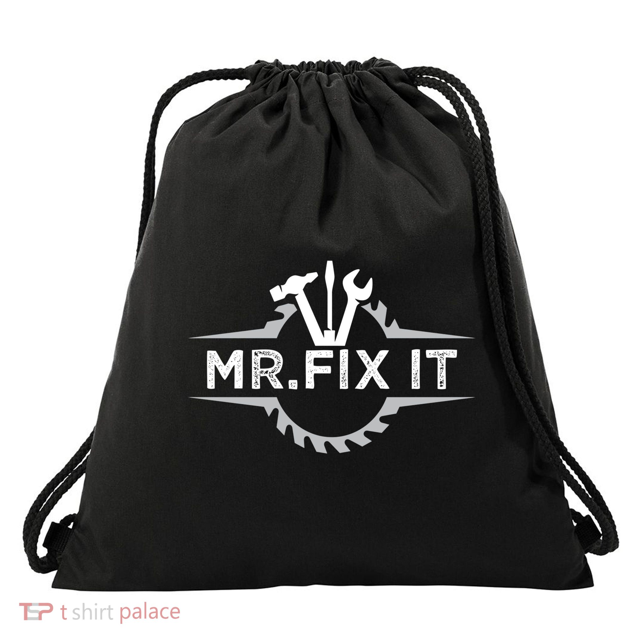 Craft I Mr Fix It I Mechanic Worker Handy Cute Gift Drawstring Bag