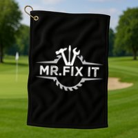 Craft I Mr Fix It I Mechanic Worker Handy Cute Gift Golf Towel