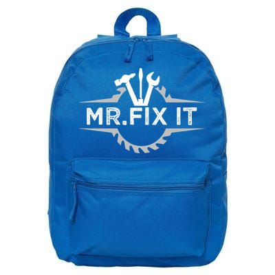 Craft I Mr Fix It I Mechanic Worker Handy Cute Gift 16 in Basic Backpack
