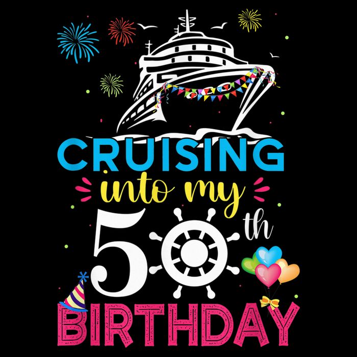 Cruising Into My 50th Birthday Cruise Party Cruise Crew Impact Tech Backpack