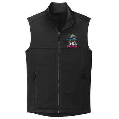 Cruising Into My 50th Birthday Cruise Party Cruise Crew Collective Smooth Fleece Vest