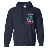 Cruising Into My 50th Birthday Cruise Party Cruise Crew Full Zip Hoodie