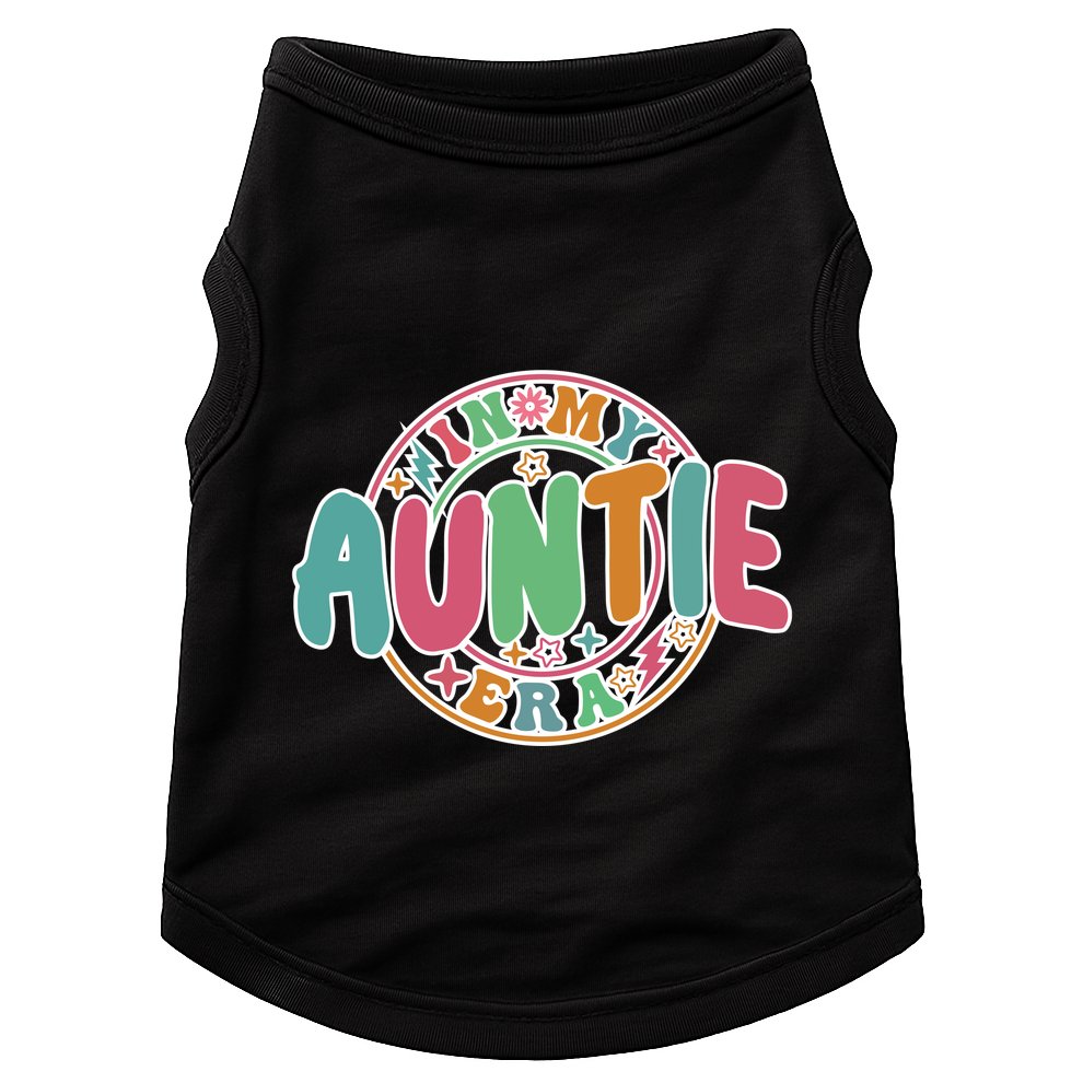 Colorful In My Auntie Era Fun Aunt Doggie Tank