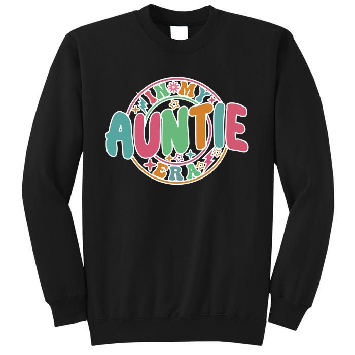 Colorful In My Auntie Era Fun Aunt Sweatshirt