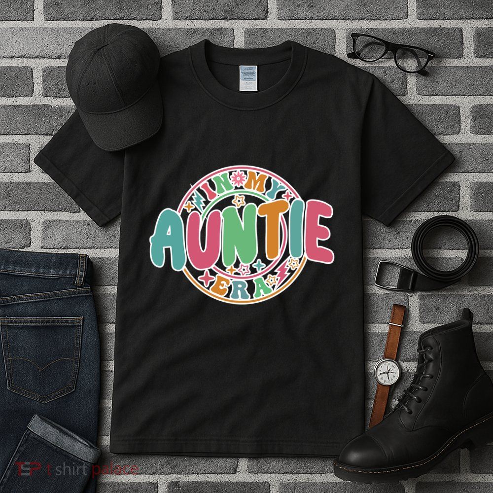 Colorful In My Auntie Era Fun Aunt Tall T-Shirt