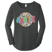 Colorful In My Auntie Era Fun Aunt Women's Perfect Tri Tunic Long Sleeve Shirt