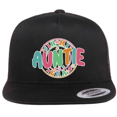 Colorful In My Auntie Era Fun Aunt Flatbill Hat