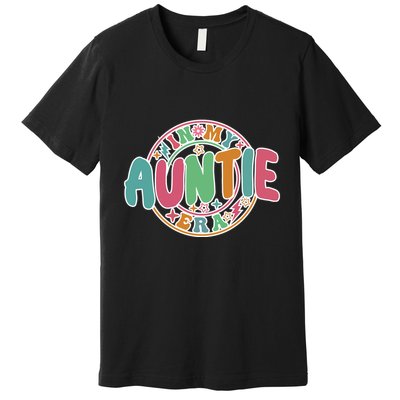 Colorful In My Auntie Era Fun Aunt Premium T-Shirt
