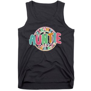 Colorful In My Auntie Era Fun Aunt Tank Top