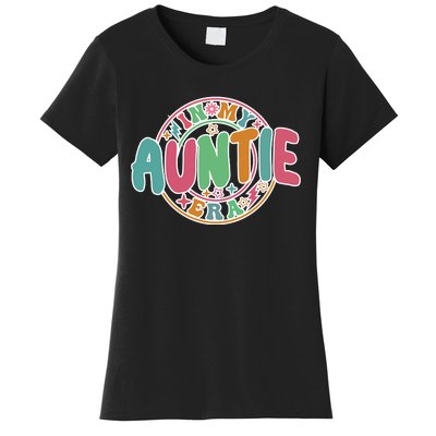 Colorful In My Auntie Era Fun Aunt Women's T-Shirt