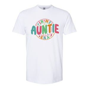 Colorful In My Auntie Era Fun Aunt Softstyle CVC T-Shirt