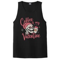 Coffee Is My Valentine Skeleton Couple Lover PosiCharge Competitor Tank